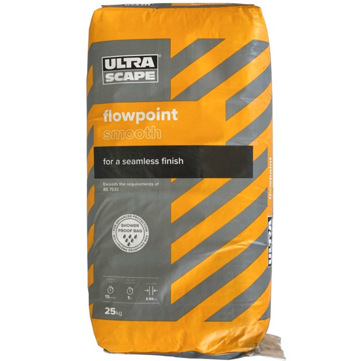 UltraScape Flowpoint Smooth Rapid Set Grout Charcoal 25Kg Bag